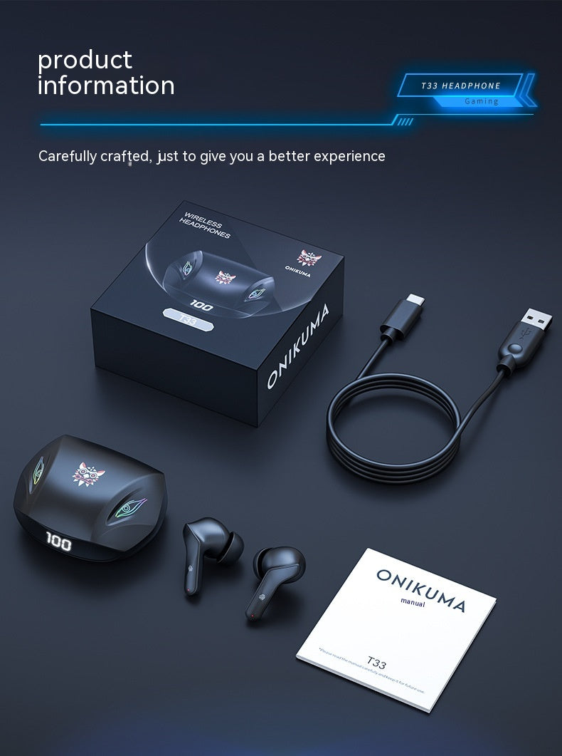 ONIKUMA Bluetooth Gaming Earphones with Microphone
