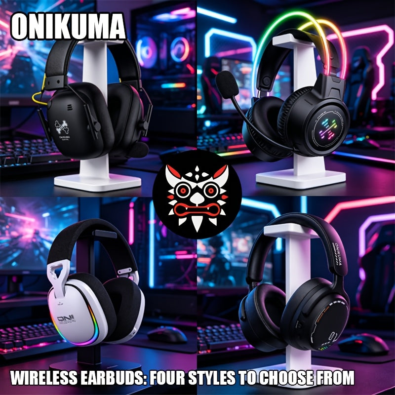 ONIKUMA Wireless Lightweight Headset with Noise Cancellation