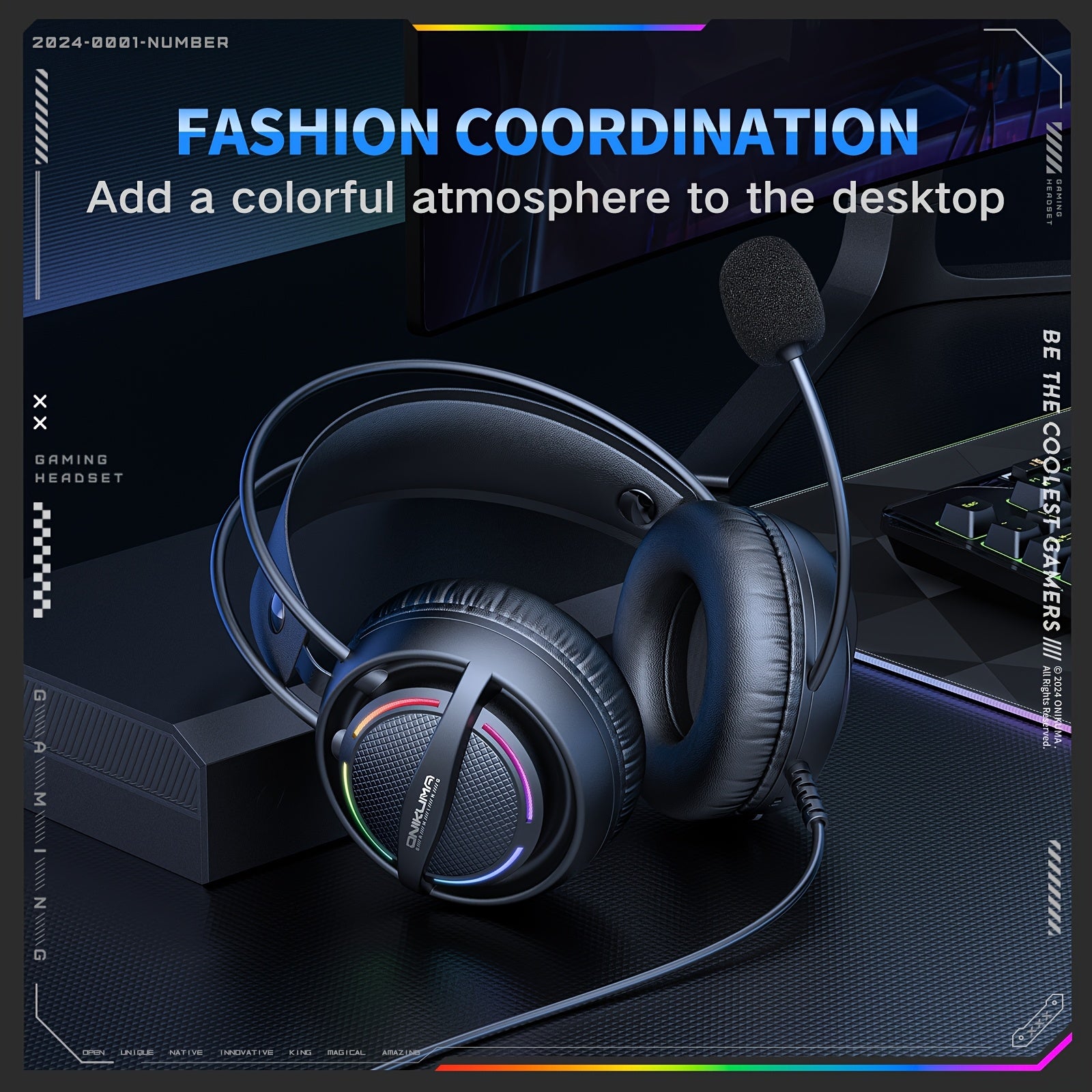 ONIKUMA X88 Wired Headphones