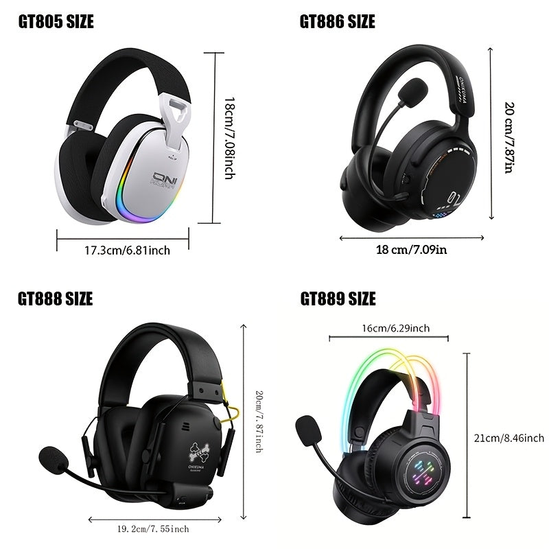 ONIKUMA Wireless Lightweight Headset with Noise Cancellation