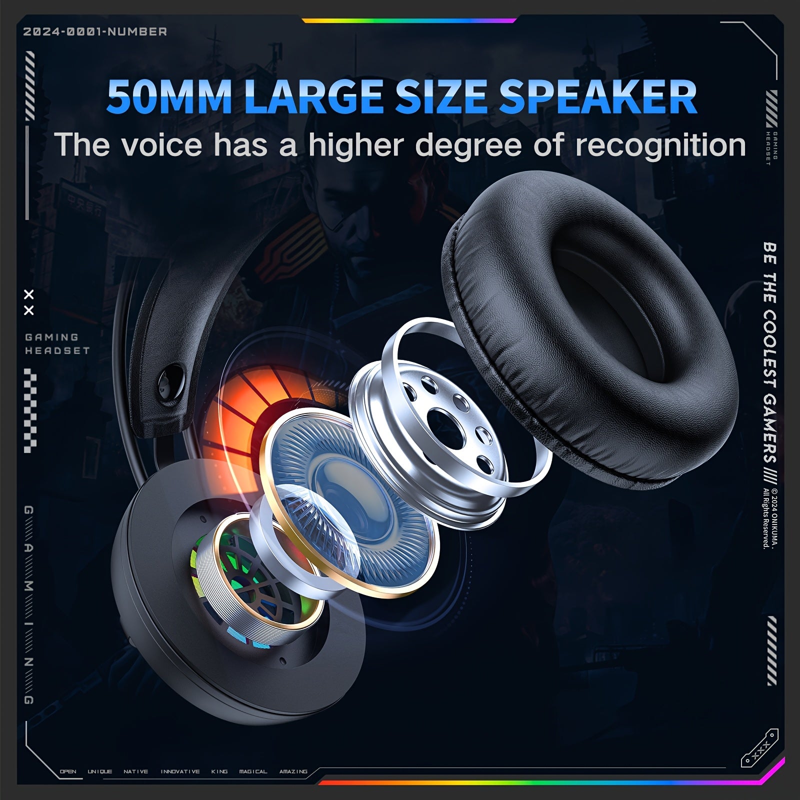 ONIKUMA X88 Wired Headphones