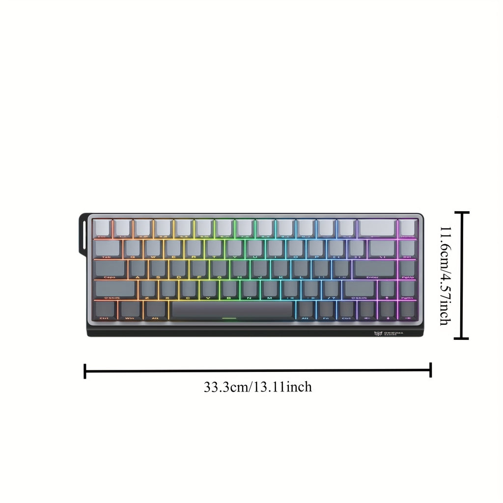ONIKUMA Wired Mechanical PC Gaming Keyboard with RGB Backlight