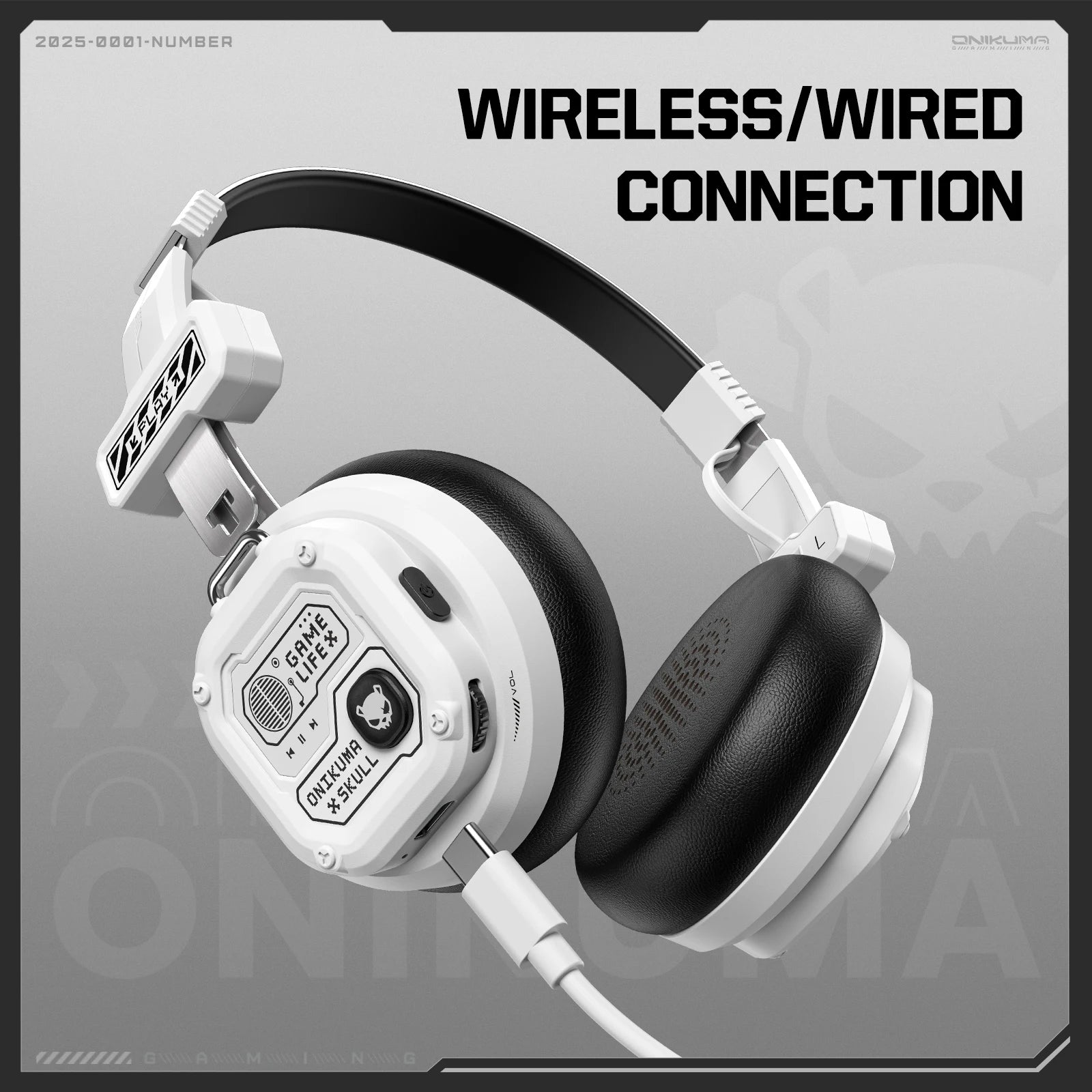 ONIKUMA GT803 Wireless Gaming Headset with Mic