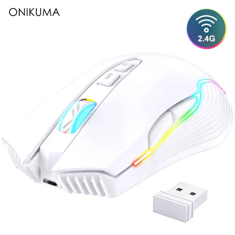 ONIKUMA Wireless Gaming Mouse 3 Colors
