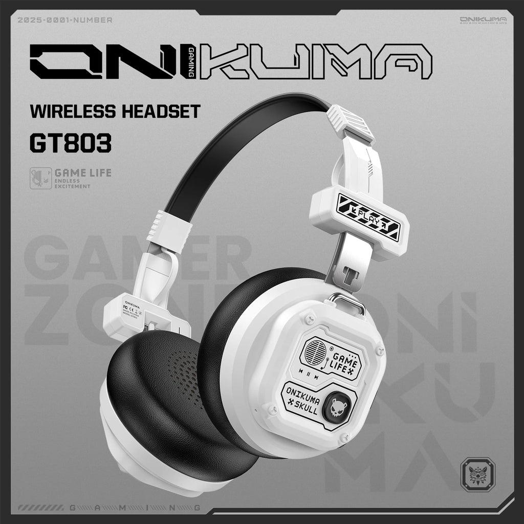ONIKUMA GT803 Wireless Gaming Headset with Mic