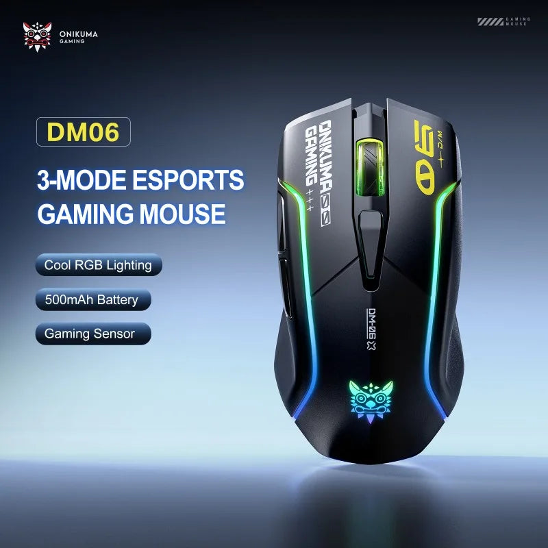 ONIKUMA DM06 Wireless RGB Gaming Mouse