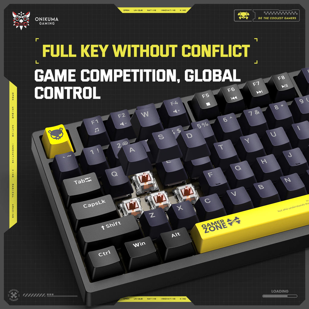 ONIKUMA G58 Wired Mechanical Keyboard with RGB