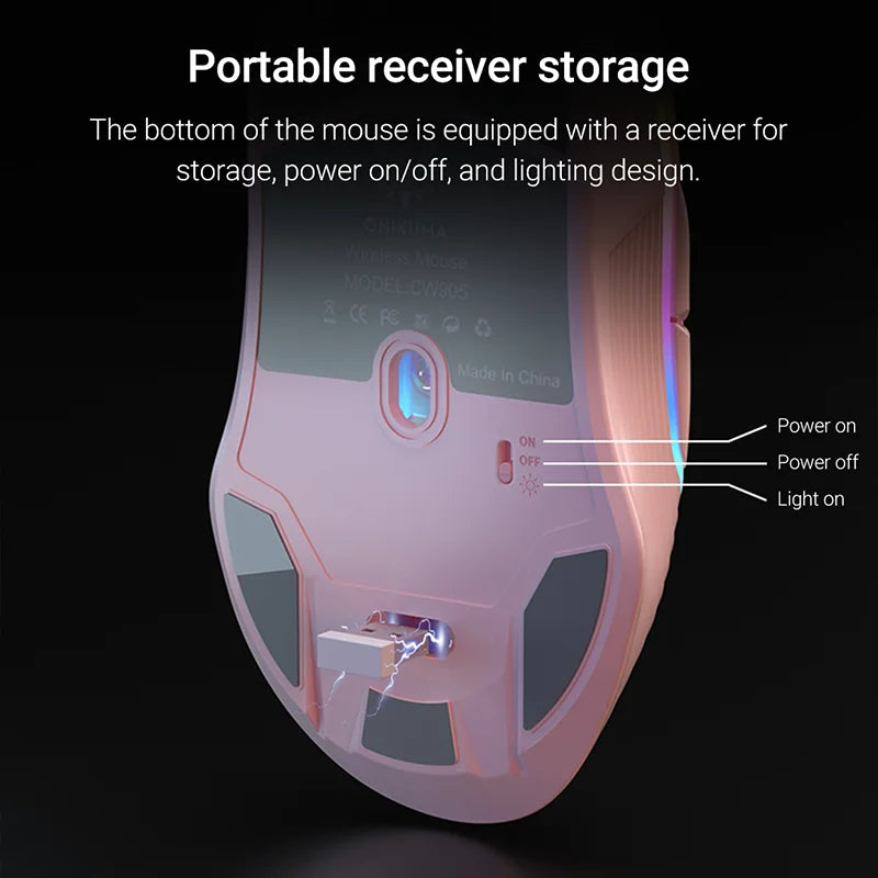 ONIKUMA Wireless Gaming Mouse 3 Colors
