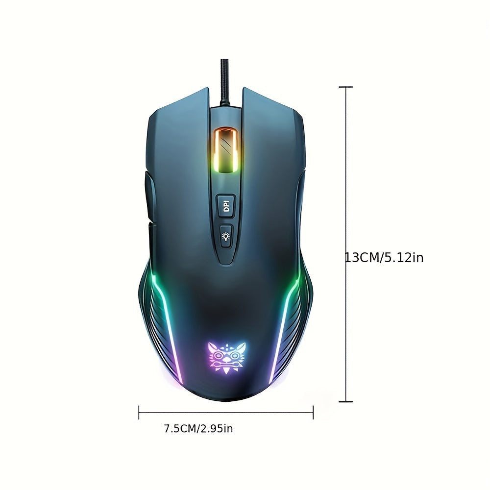 ONIKUMA Wired RGB Gaming Mouse