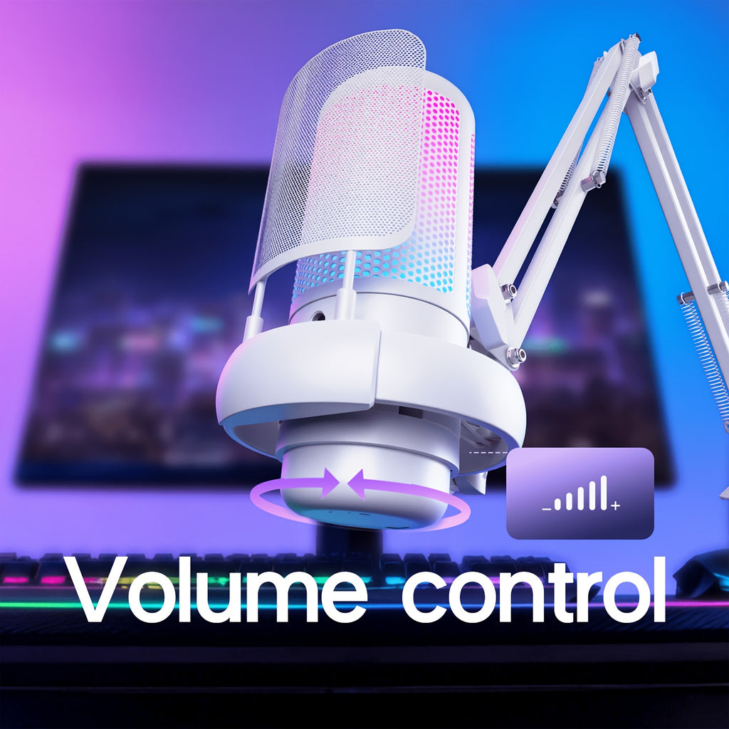Gaming Microphone Set with Boom Stand