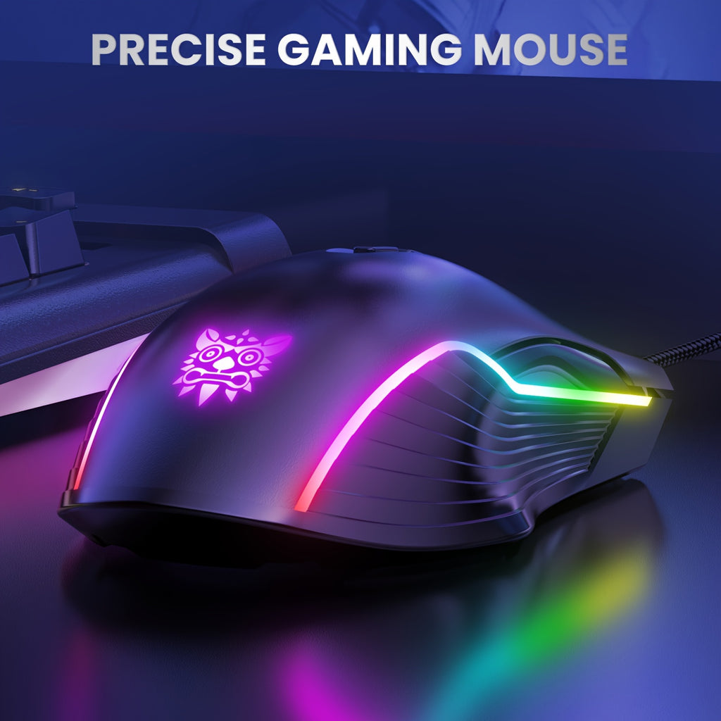 ONIKUMA Wired RGB Gaming Mouse